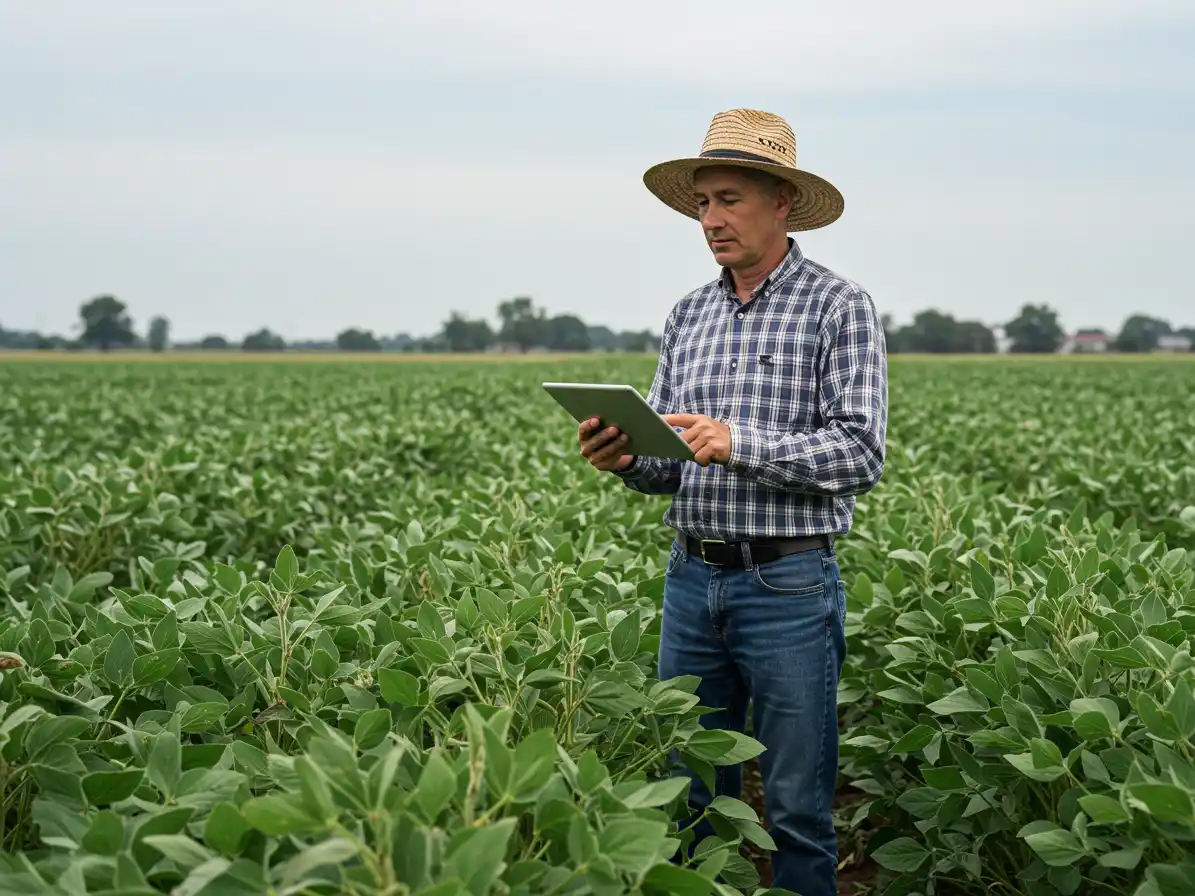 Colheitadeira colhendo